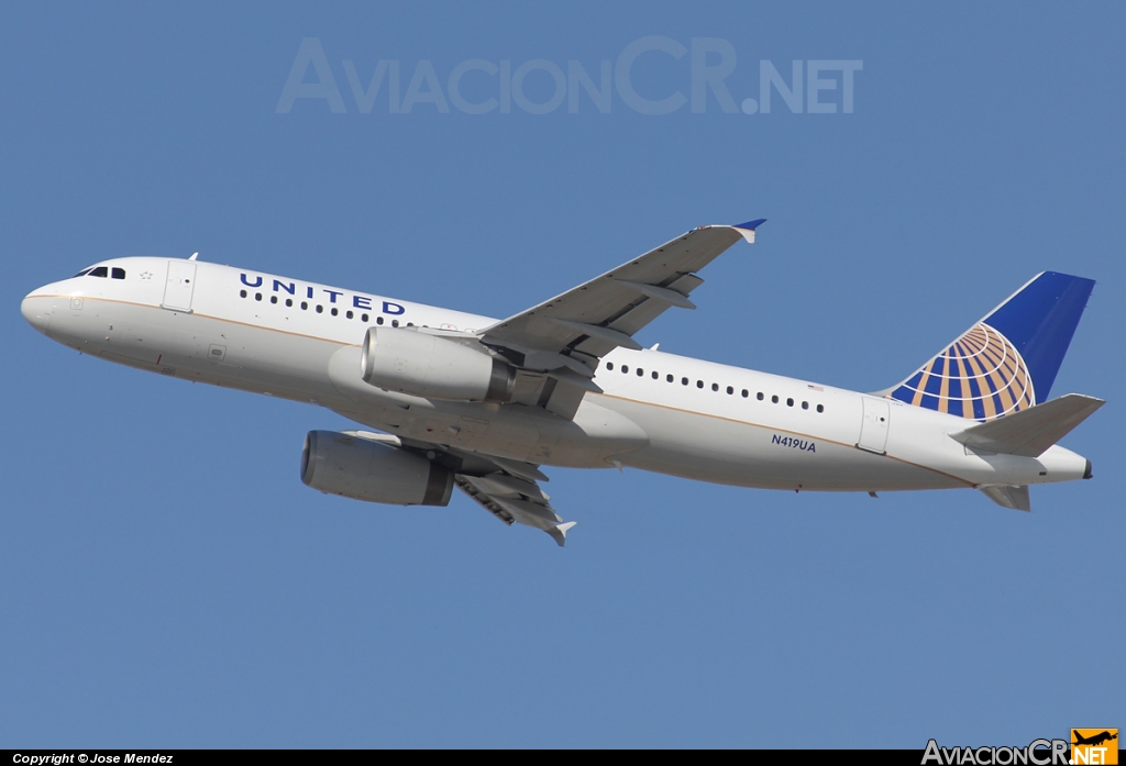 N419UA - Airbus A320-232 - United Airlines