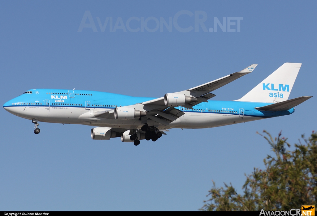 PH-BFM - Boeing 747-406M - KLM Asia
