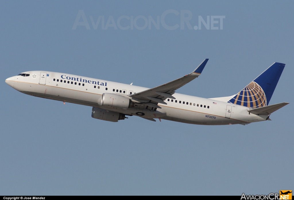 N73270 - Boeing 737-824 - Continental Airlines