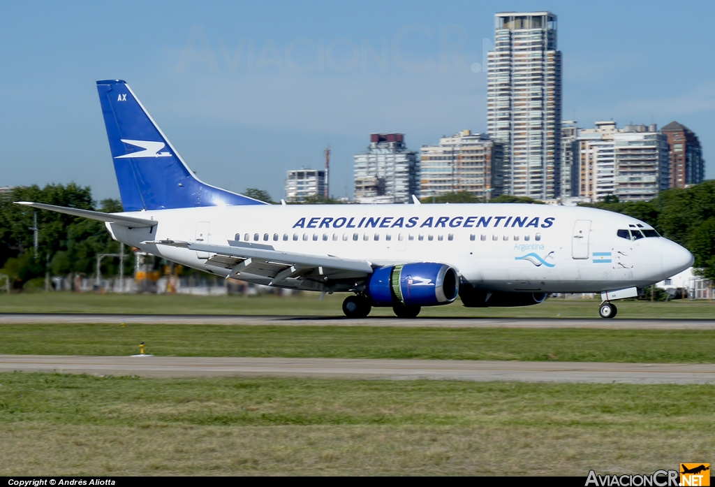 LV-BAX - Boeing 737-5H6 - Aerolineas Argentinas