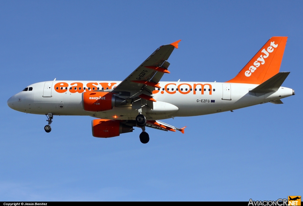 G-EZFG - Airbus A319-111 - EasyJet Airline