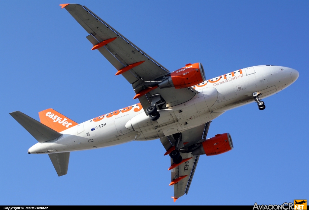 G-EZAI - Airbus A319-111 - EasyJet Airline