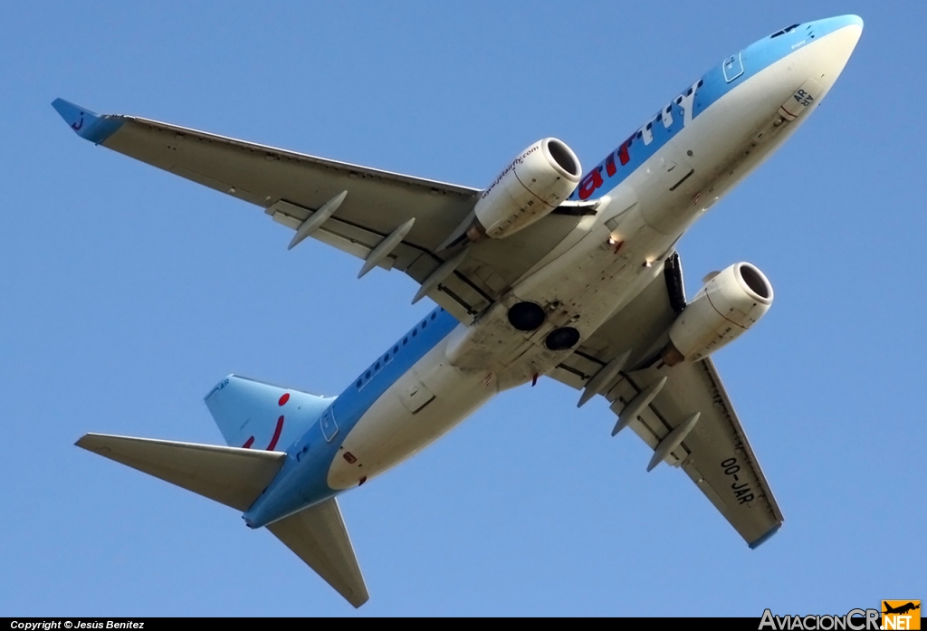 OO-JAR - Boeing 737-7K5 - Jetairfly (TUI Airliners Belgium)