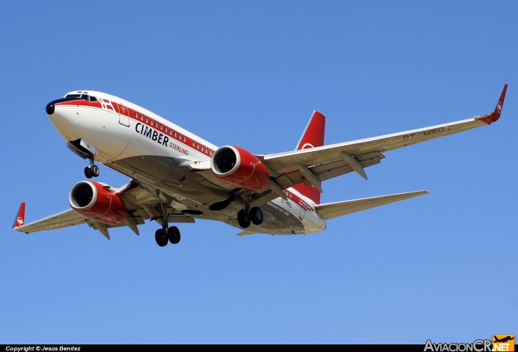 OY-MRU - Boeing 737-73S - Cimber Sterling Airlines