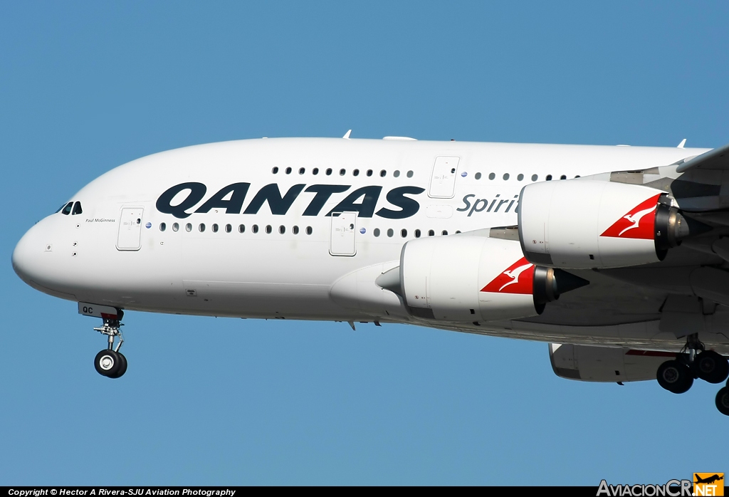 VH-OQC - Airbus A380-842 - Qantas