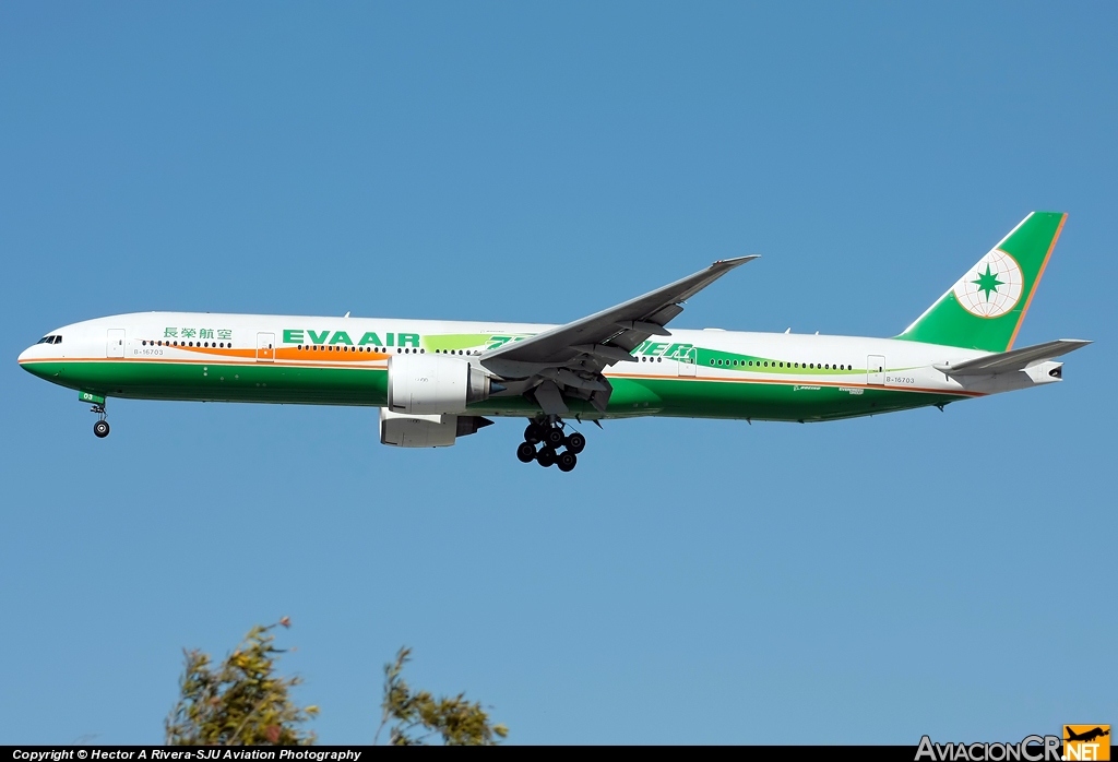 B-16703 - Boeing B777-35EER - EVA Air