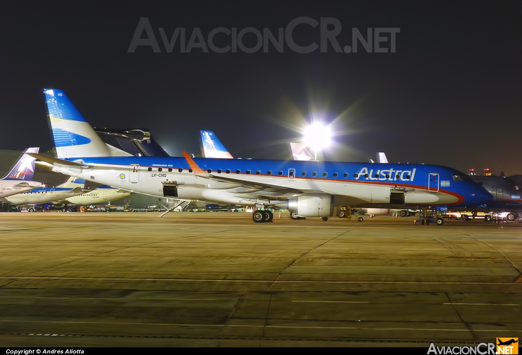 LV-CHQ - Embraer 190-100IGW - Austral Líneas Aéreas