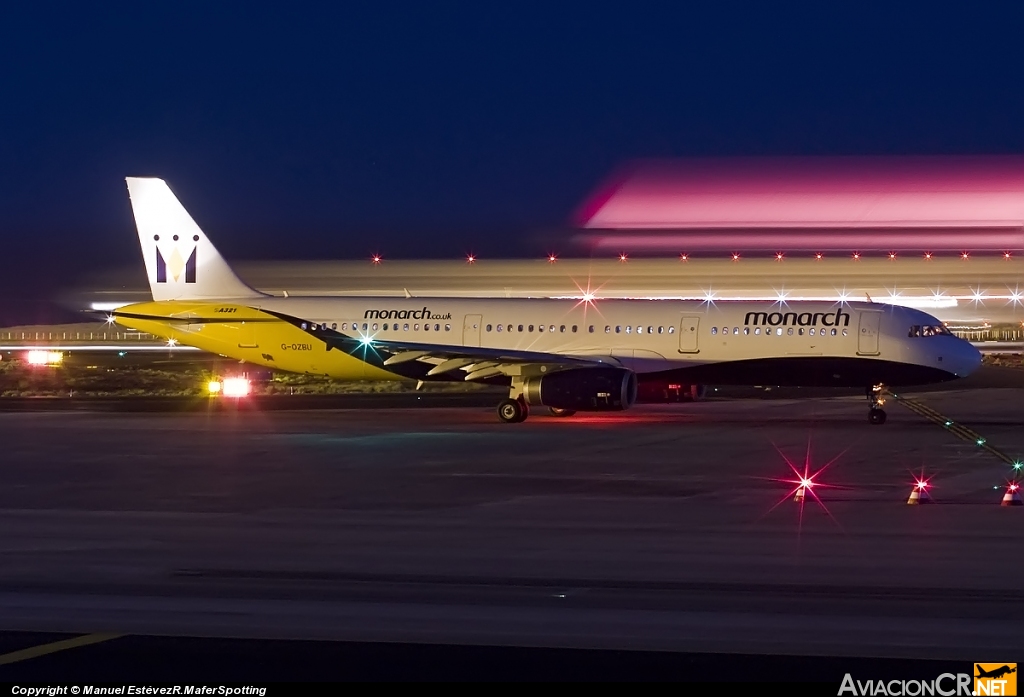 G-OZBU - Airbus A321-231 - Monarch Airlines