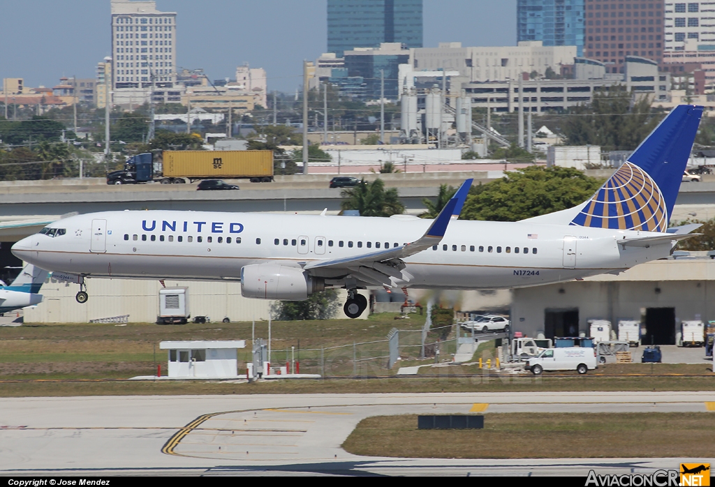 N17244 - Boeing 737-824 - United Airlines