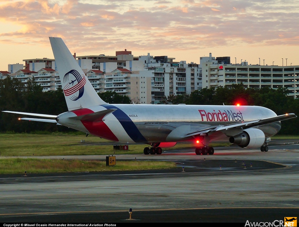 N422LA - Boeing 767-346F/ER - Florida West