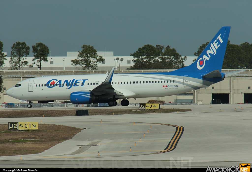 C-FYQN - Boeing 737-8AS - CanJet Airlines