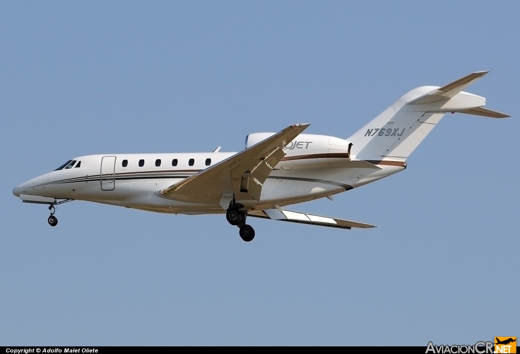 N769XJ - Cessna 750 Citation X - Privado