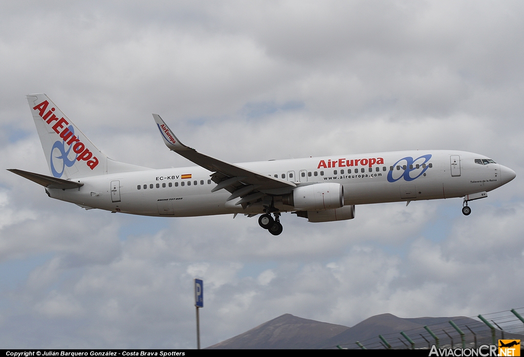 EC-KBV - Boeing 737-85P - Air Europa