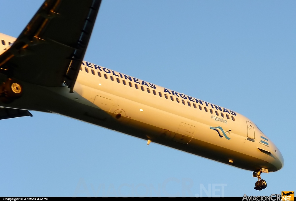 LV-VBX - McDonnell Douglas MD-88 - Aerolineas Argentinas