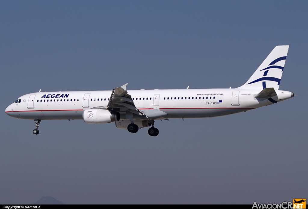 SX-DVP - Airbus A321-231 - Aegean Airlines