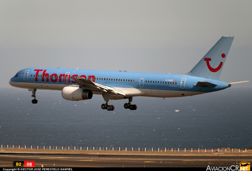 G-CPEP - Boeing 757-2Y0 - Thomson Airways