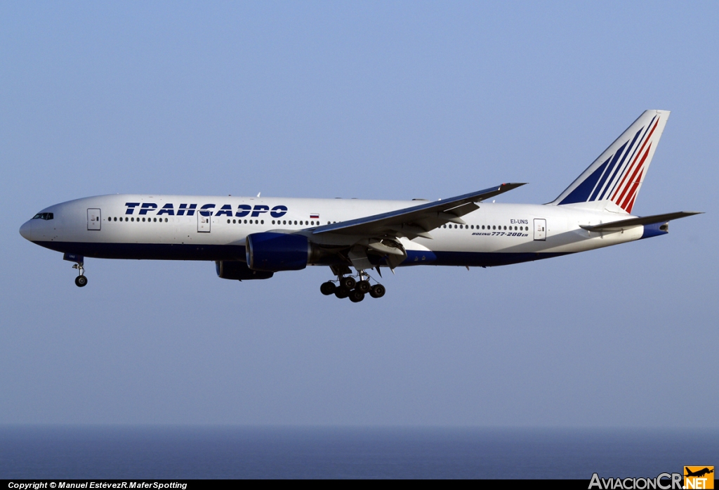 EI-UNS - Boeing 777-212/ER - Transaero Airlines