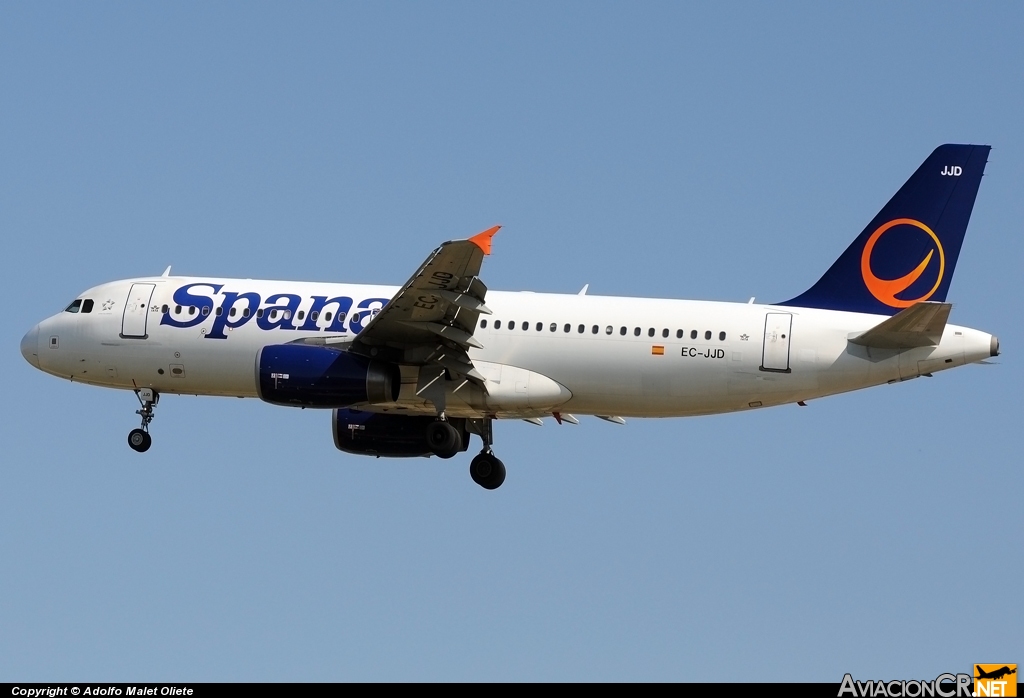 EC-JJD - Airbus A320-232 - Spanair