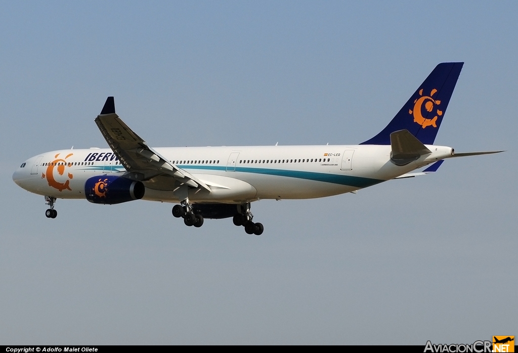 EC-LEQ - Airbus A330-343E - Iberworld