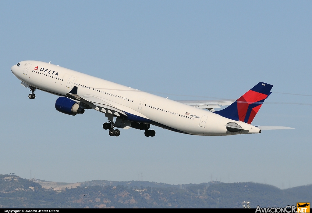 N815NW - Airbus A330-323X - Delta Air Lines