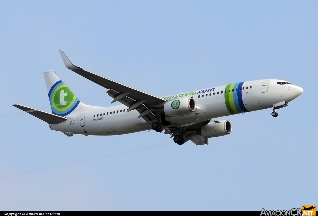 PH-HZE - Boeing 737-8K2 - Transavia Airlines