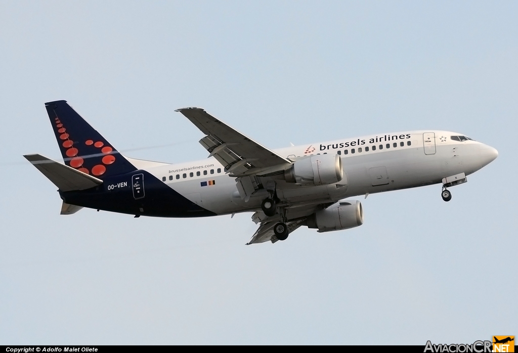 OO-VEN - Boeing 737-36N - Brussels airlines