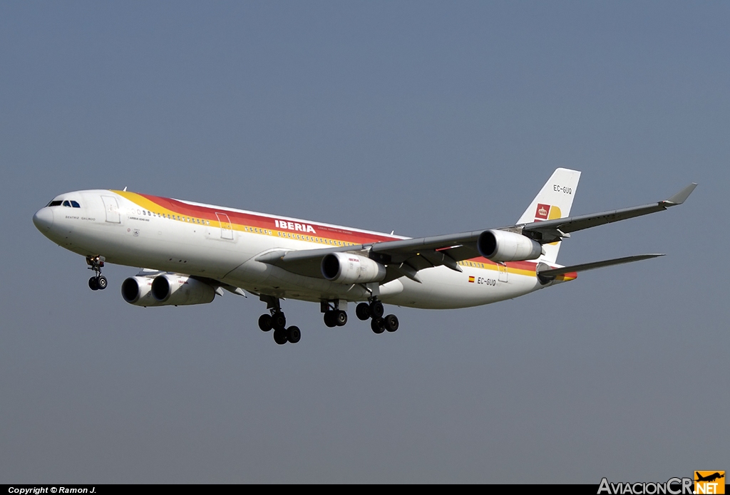 EC-GUQ - Airbus A340-313X - Iberia