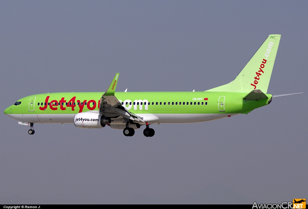 CN-RPF - Boeing 737-8K5 - Jet4You
