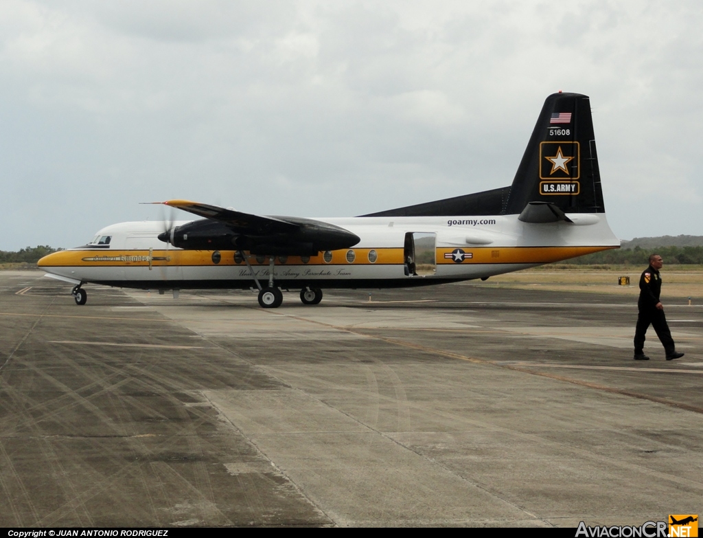 85-1608 - Fokker C-31A Troopship (F-27-400M) - USA - Armada / Army