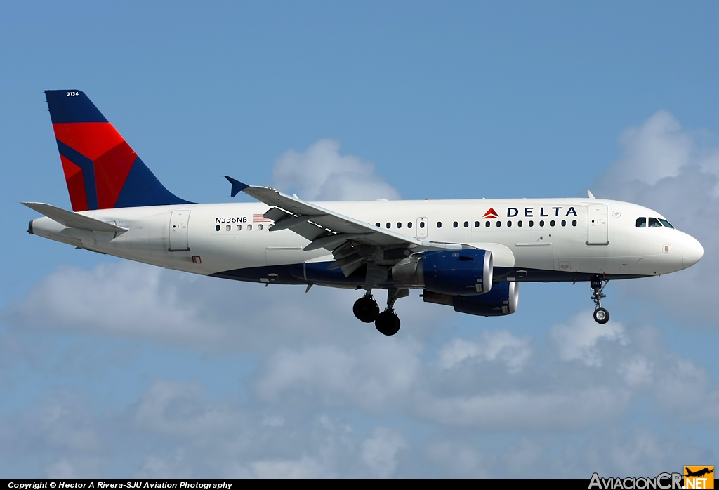 N336NB - Airbus A319-114 - Delta Air Lines