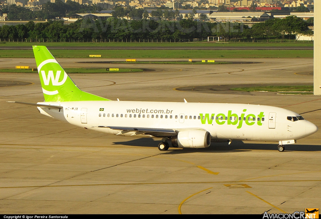 PR-WJX - Boeing 737-33A - Webjet Linhas Aéreas