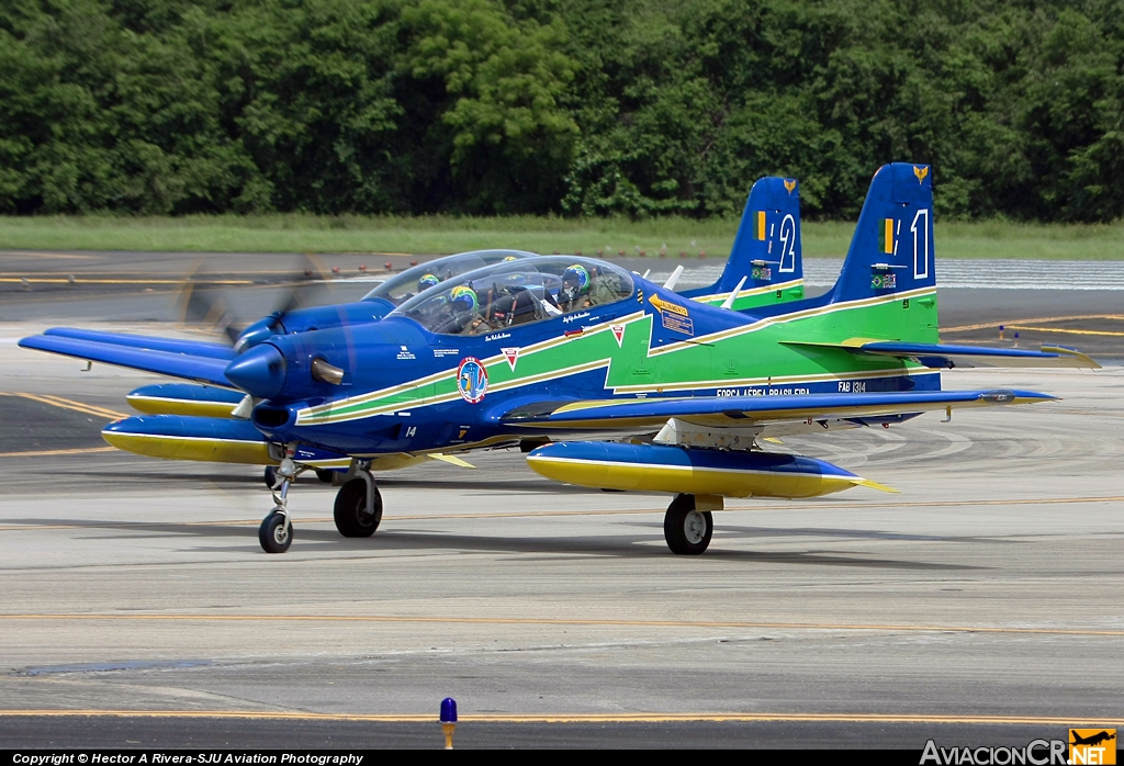 FAB1314 - Embraer T-27 Tucano - Fuerza Aérea Brasileña
