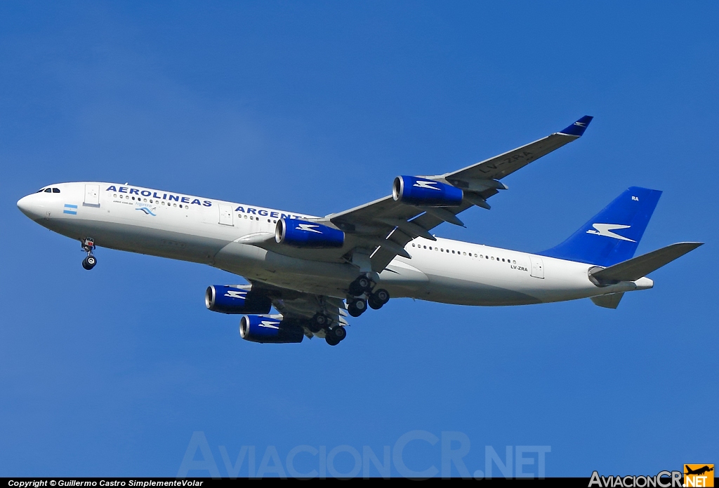 LV-ZRA - Airbus A340-211 - Aerolineas Argentinas