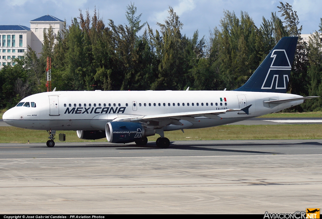 XA-UAQ - Airbus A319-112 - Mexicana