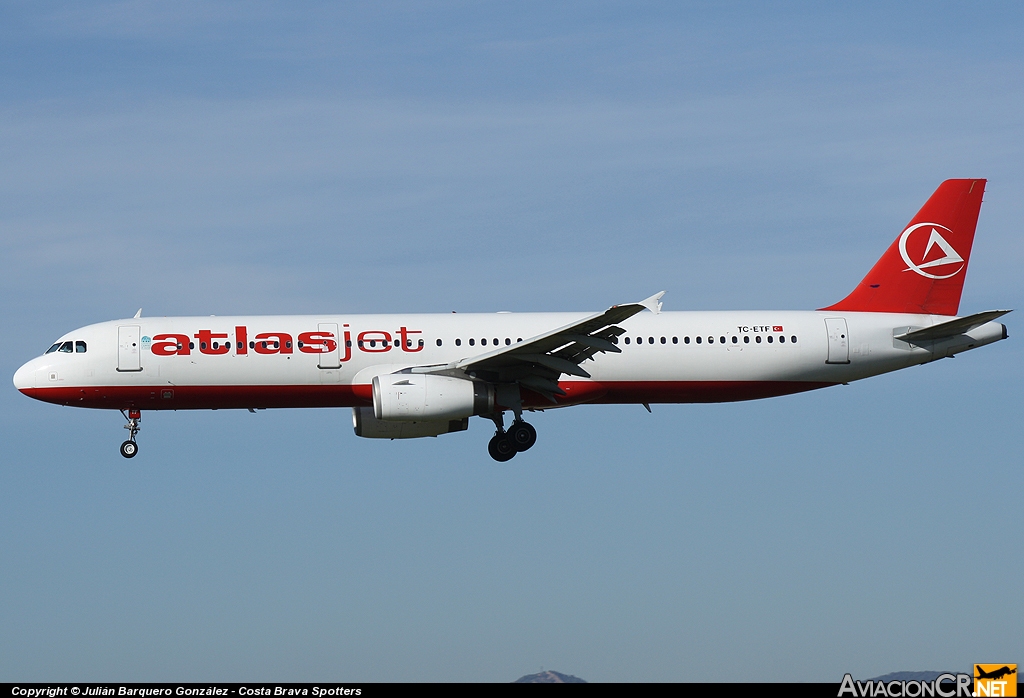 TC-ETF - Airbus A321-231 - atlas jet