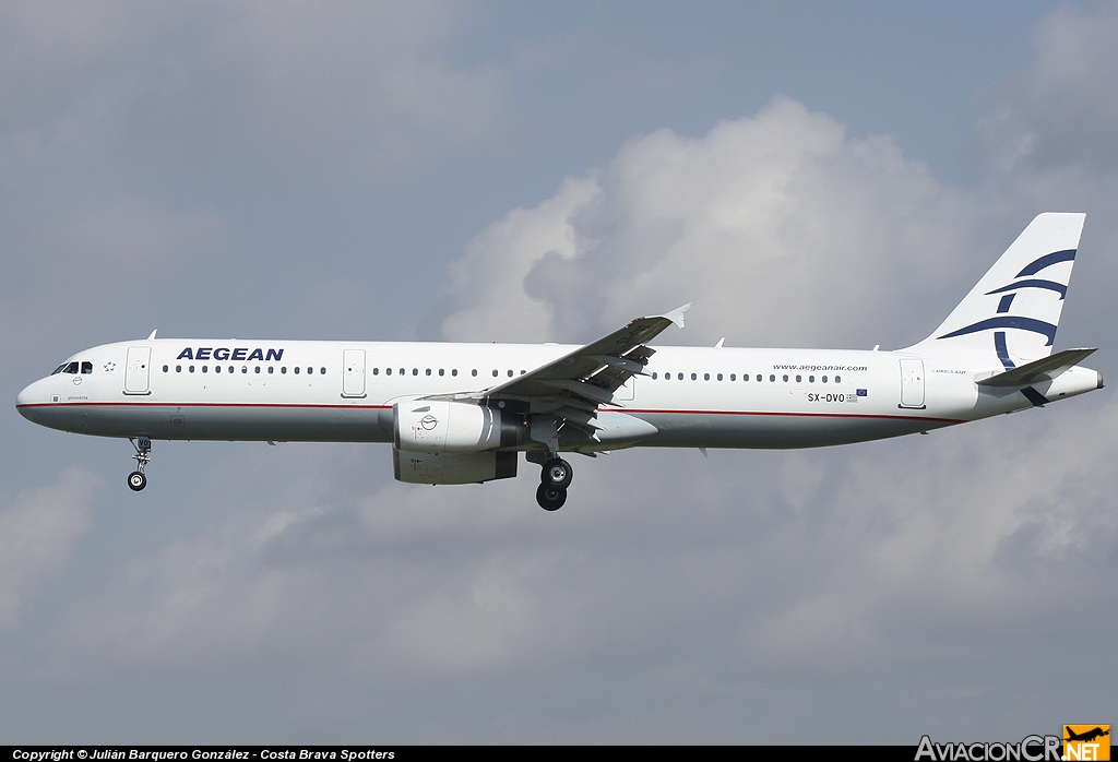 SX-DVO - Airbus A321-232 - Aegean Airlines