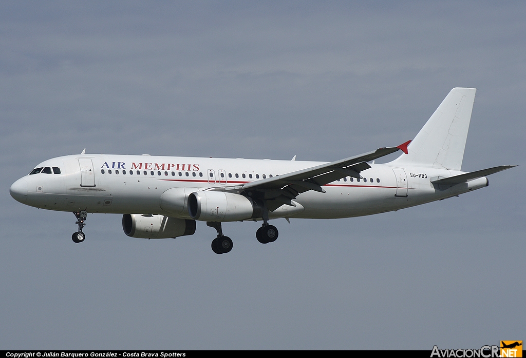 SU-PBG - Airbus A320-233 - menphis air