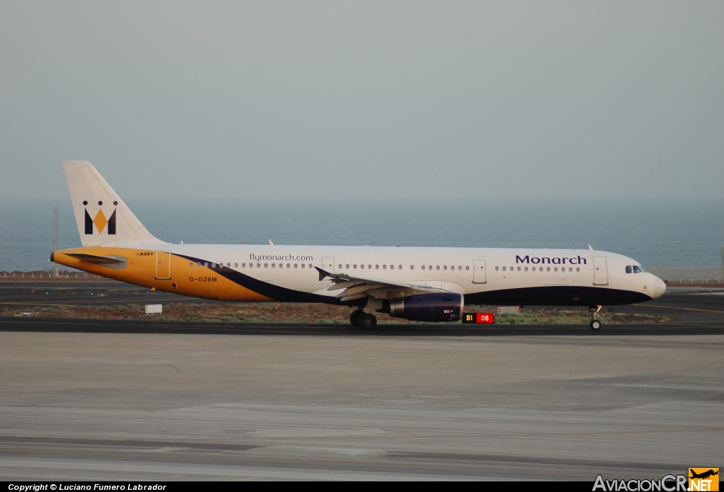 G-OZBM - Airbus A321-231 - Monarch Airlines