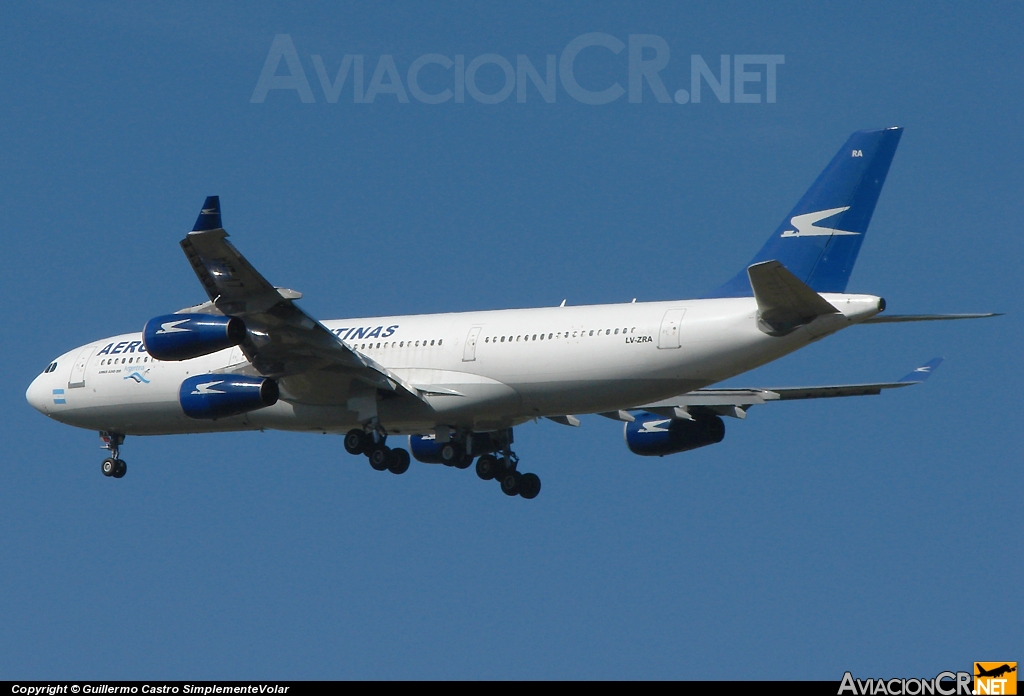 LV-ZRA - Airbus A340-211 - Aerolineas Argentinas