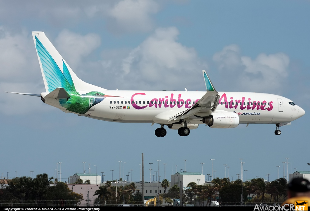 9Y-GEO - Boeing 737-8Q8 - Caribbean Airlines