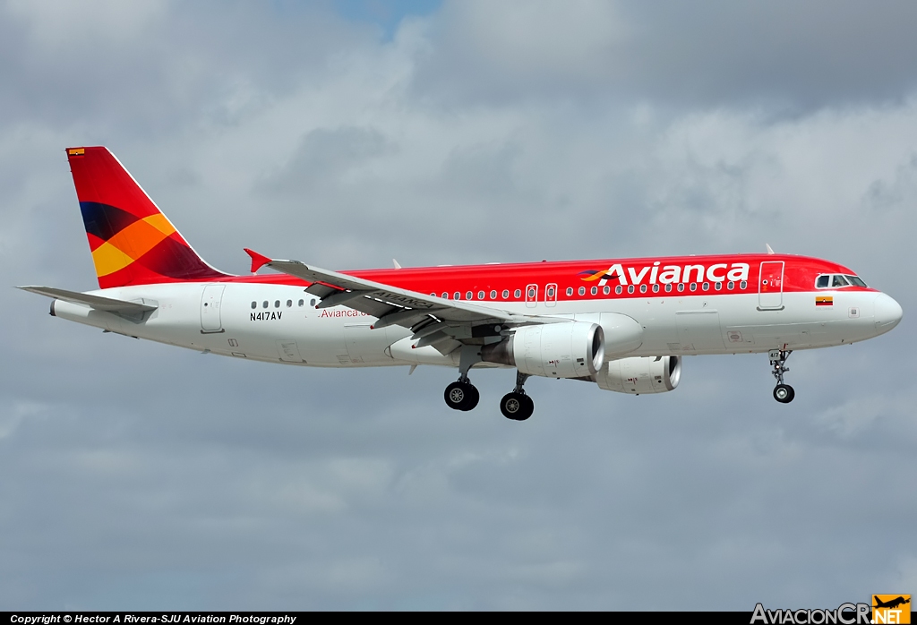 N417AV - Airbus A320-214 - Avianca