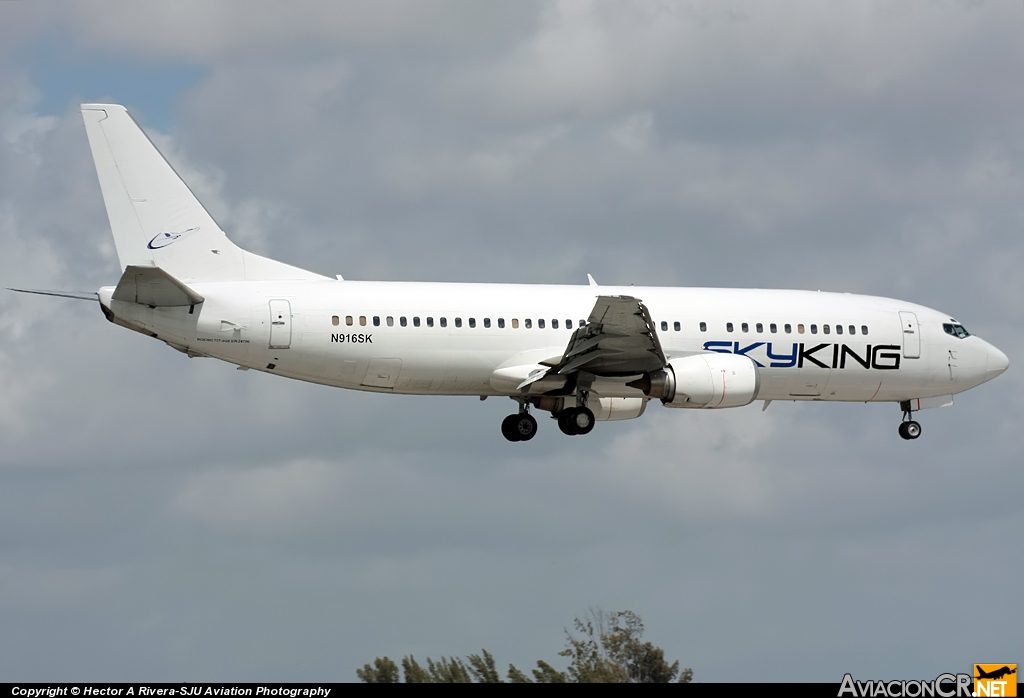 N916SK - Boeing 737-4Q8 - Sky King