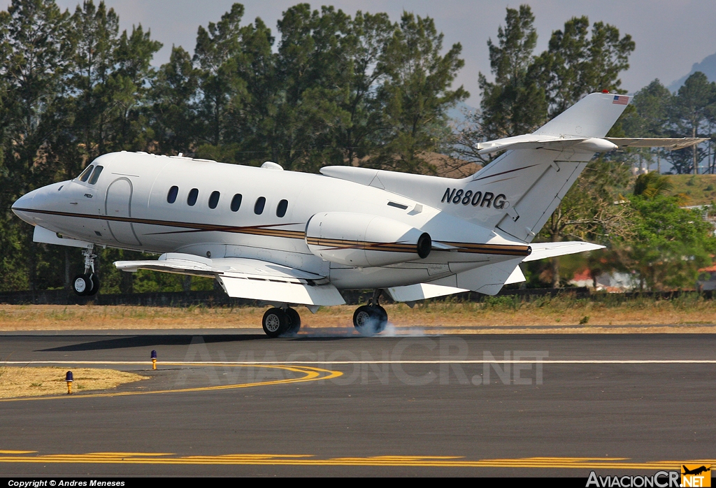 N800RG - British Aerospace BAE 125-800A - Privado