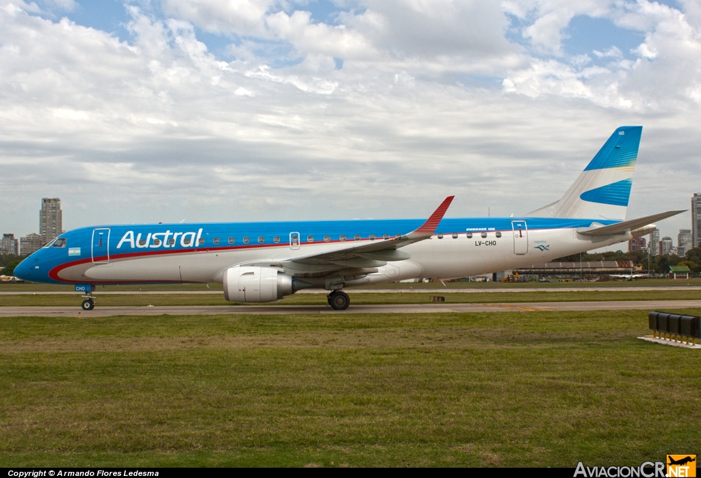 LV-CHO - Embraer 190-100IGW - Austral Líneas Aéreas