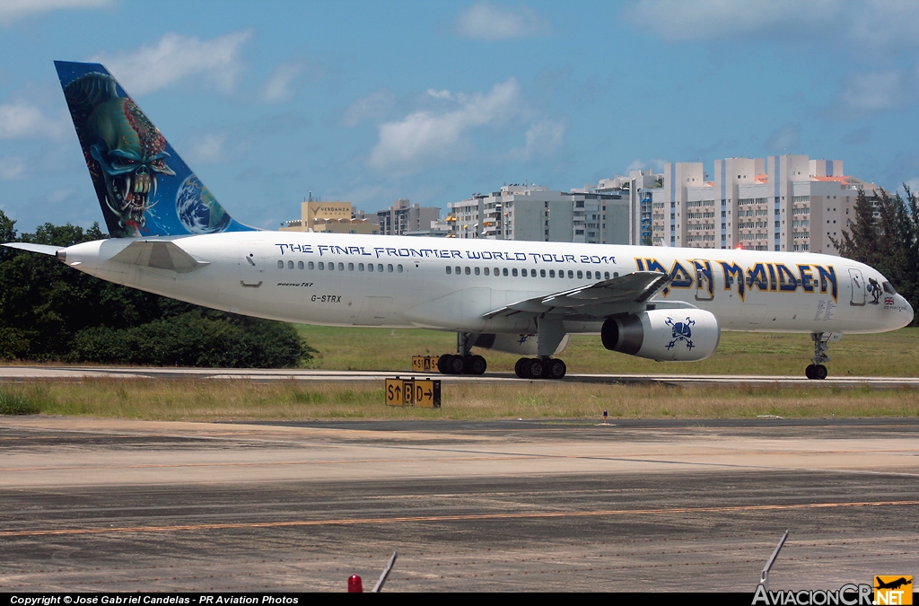 G-STRX - Boeing 757-2Q8 - Iron Maiden (Astraeus)