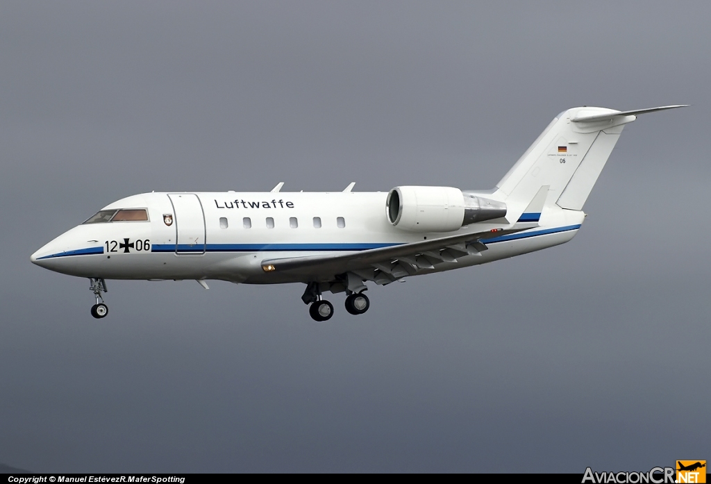 12+06 - Canadair CL-600-2A12 Challenger 601 - German Airforce