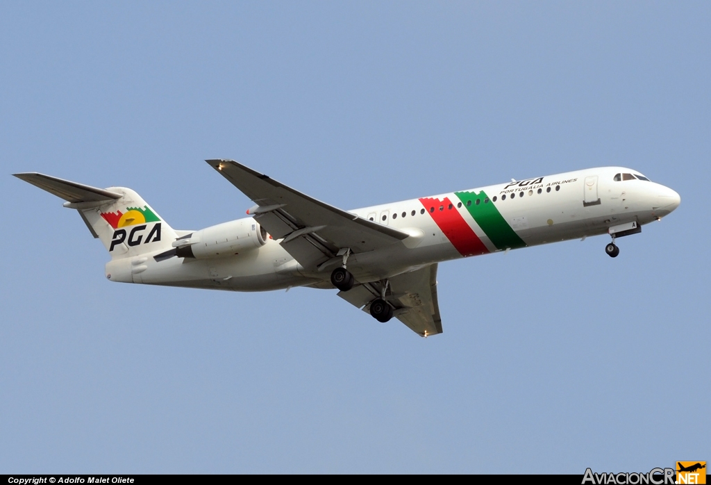 CS-TPA - Fokker 100 - Portugalia Airlines