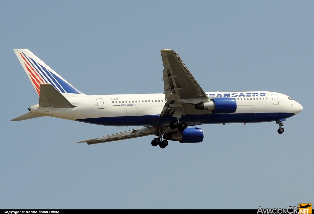 EI-CZD - Boeing 767-216/ER - Transaero Airlines