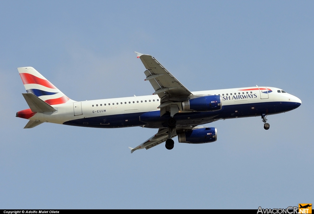 G-EUUM - Airbus A320-232 - British Airways