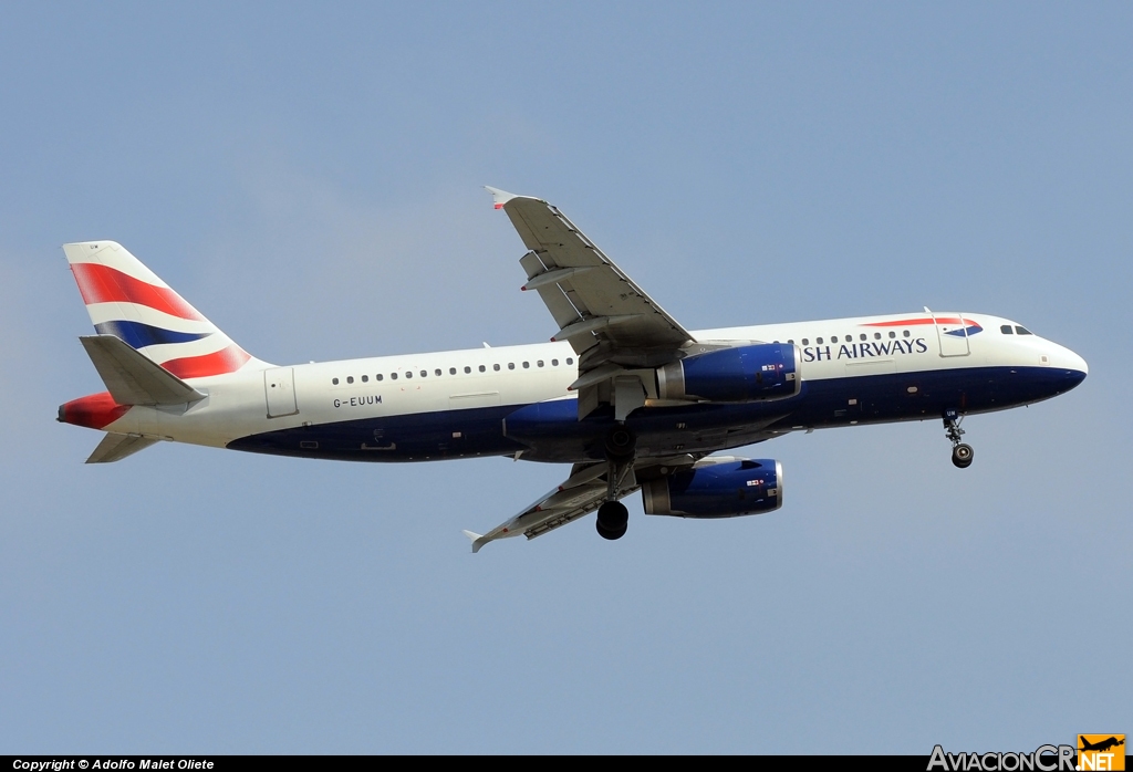 G-EUUM - Airbus A320-232 - British Airways